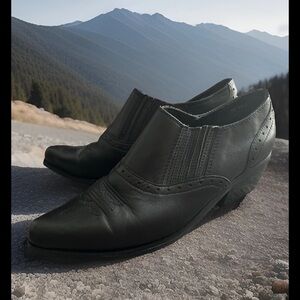 Women’s Vintage Dan Post Dingo Western ankle boot Black sz 6.5